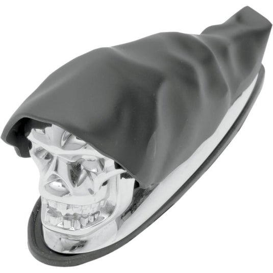 Drag Specialties 1405-0158 Shrouded Skull Fender Ornament