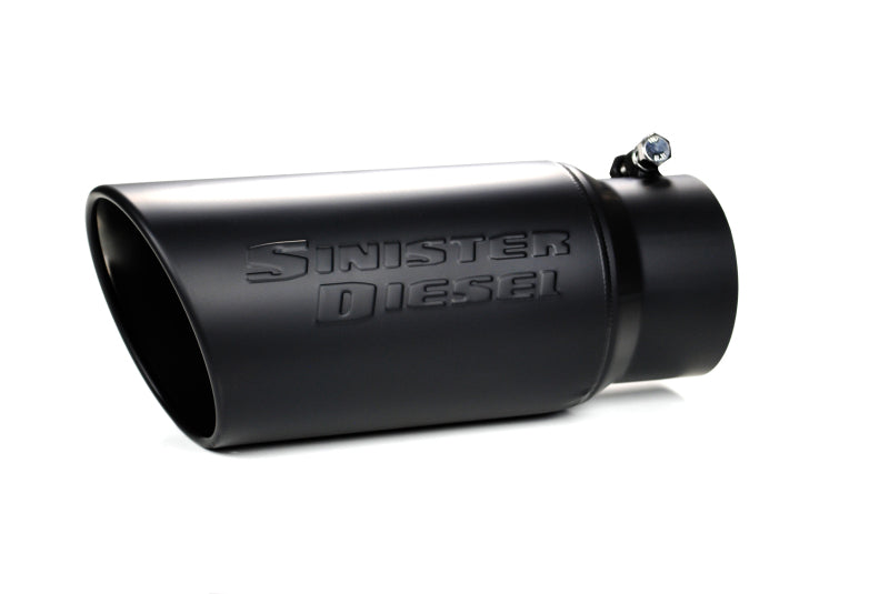 Load image into Gallery viewer, Sinister Diesel SD-4-5-BLK SIN Exhaust Tips
