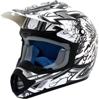 AFX FX-17Y Butterfly Youth Helmet Matte White White