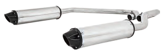Mbrp AT-9218PT Power Tech 4 Dual Exhaust System - Stainless Steel
