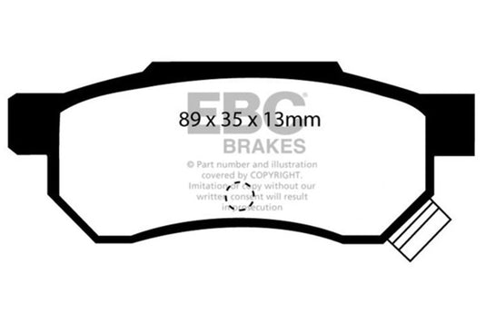 Ebc DP2642/2 EBC Greenstuff Brake Pad Sets