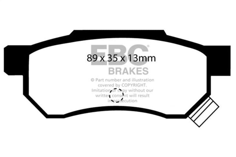 Load image into Gallery viewer, Ebc DP3642/2C EBC Redstuff Brake Pad Sets
