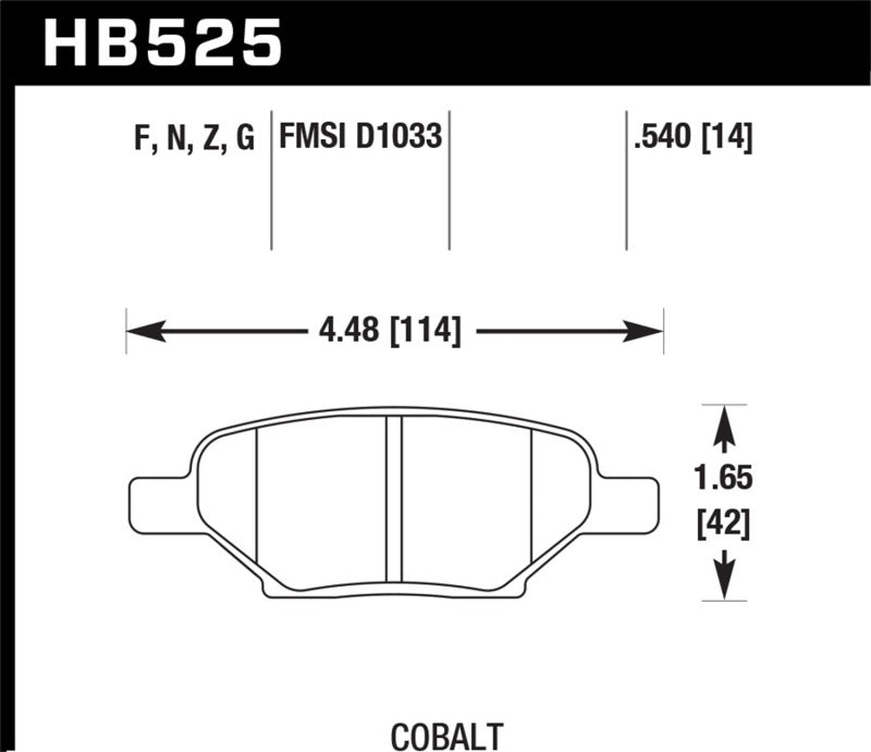 Load image into Gallery viewer, Hawk Performance HB525F.540 HAWK HPS Brake Pad Sets
