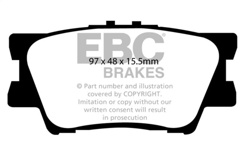 Load image into Gallery viewer, Ebc DP41793R EBC Yellowstuff Brake Pad Sets
