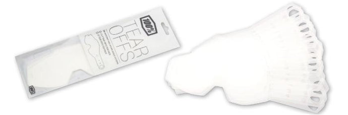 100% Goggle Tear Offs - 50 Pack