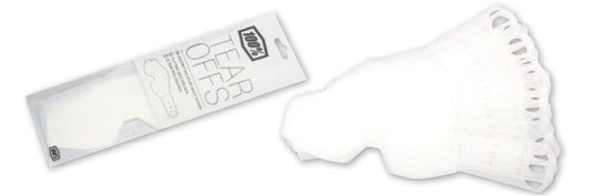 100% Goggle Tear Offs - 50 Pack
