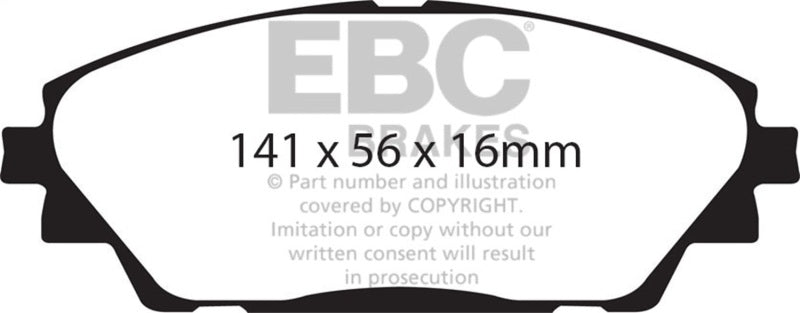 Load image into Gallery viewer, Ebc DP62185 EBC Greenstuff Brake Pad Sets
