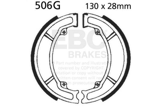 Ebc Powersports 506G EBC HH Sintered Brake Pads