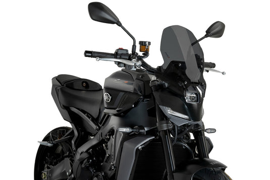 Puig 22078F Naked New Generation Touring Windscreen - Dark Smoke