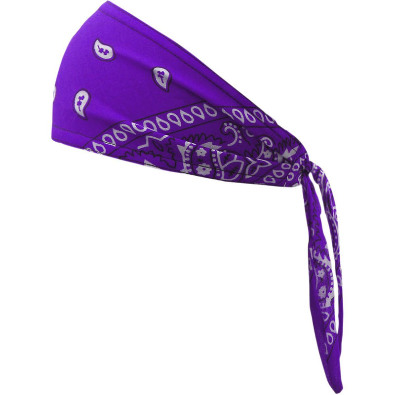 Load image into Gallery viewer, Purple Ground White Paisley
