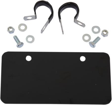 Moose Utility P28-6830B Mud License Plate Holder - Black