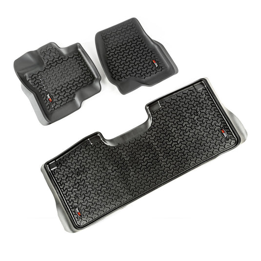 Rugged Ridge 82987.05 RUG Floor Liners - Black
