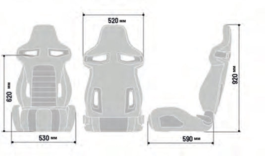 Sparco 009011NR SPA Seat R333