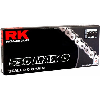 Rk 530MAXO-120-BC 530 Max-O Chains - 120 Links - Black/Chrome