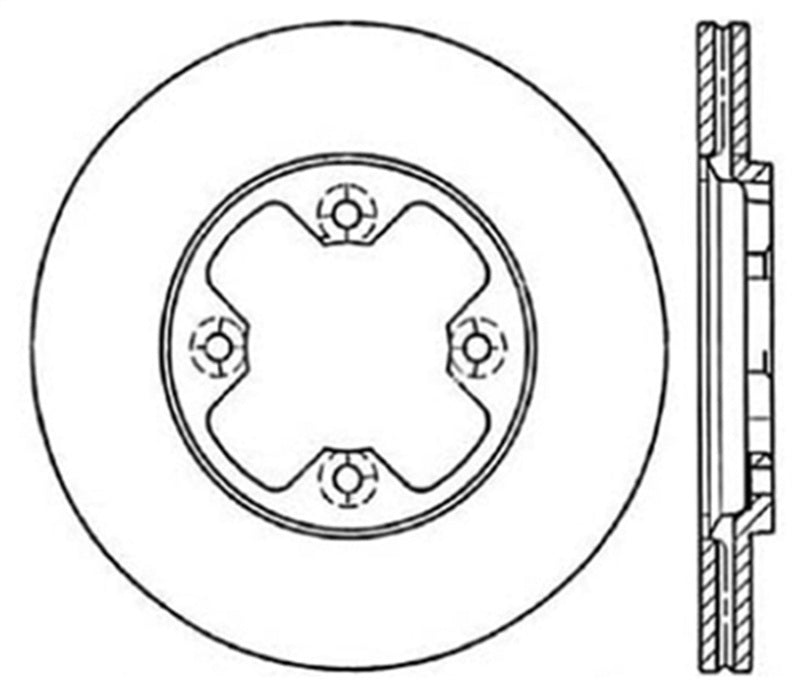 Load image into Gallery viewer, Stoptech 127.42005R ST Slot &amp; Drill Brake Rotors
