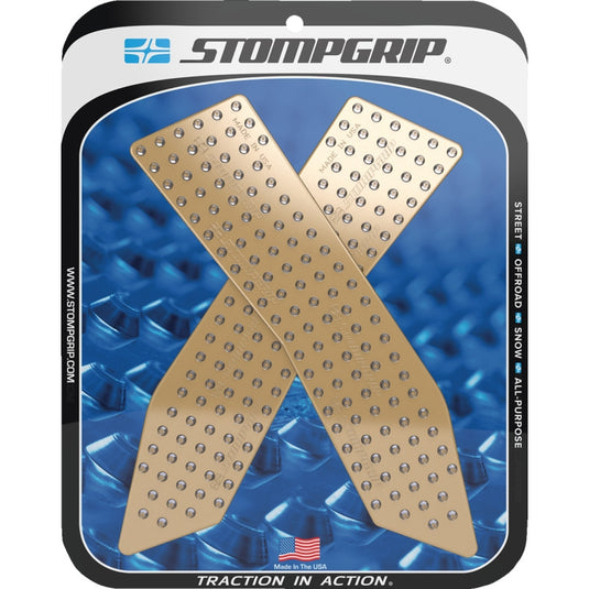 Stompgrip 55-10-0135C Volcano Profile Traction Tank Grip - Street - Clear