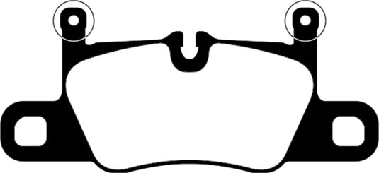 Ebc DP42371R EBC Yellowstuff Brake Pad Sets