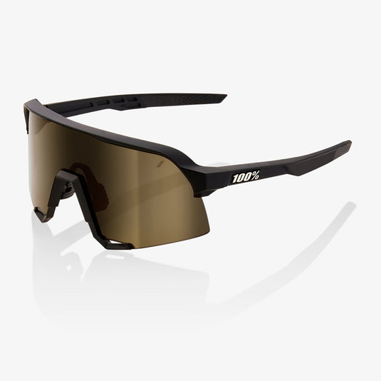 100% S3 Sunglasses (One Size Fits Most, Soft Tact Black)