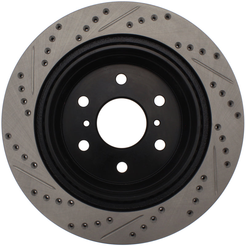 Load image into Gallery viewer, Stoptech 127.66065L ST Slot &amp; Drill Brake Rotors
