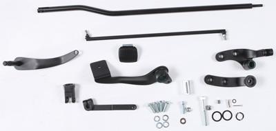 Harddrive 121023 Forward Control Kit with Black Mounting Plate without Shifter Pegs