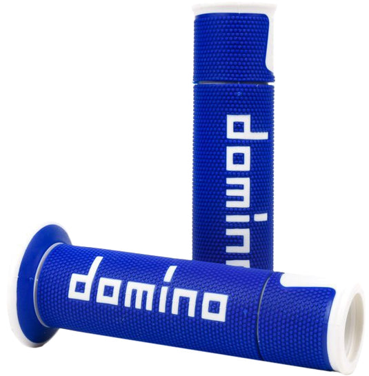 Domino A45041C4648B7-0 A450 Road Racing Grip - Blue/White