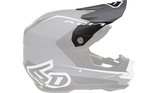 6D Visor for ATR-1 Helmet - Stealth White