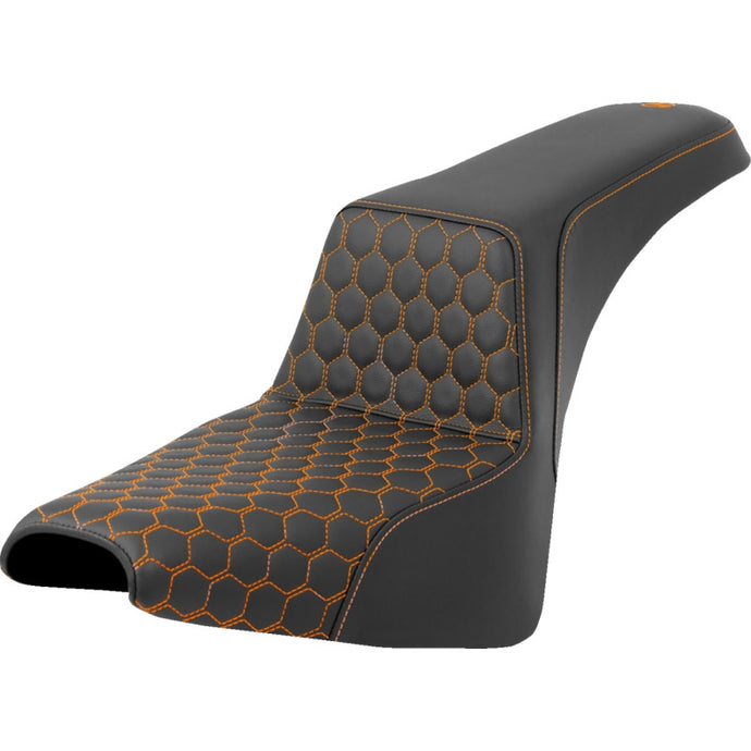 Saddlemen 818-30-17703 Step-Up HC Seat - Orange Stitching