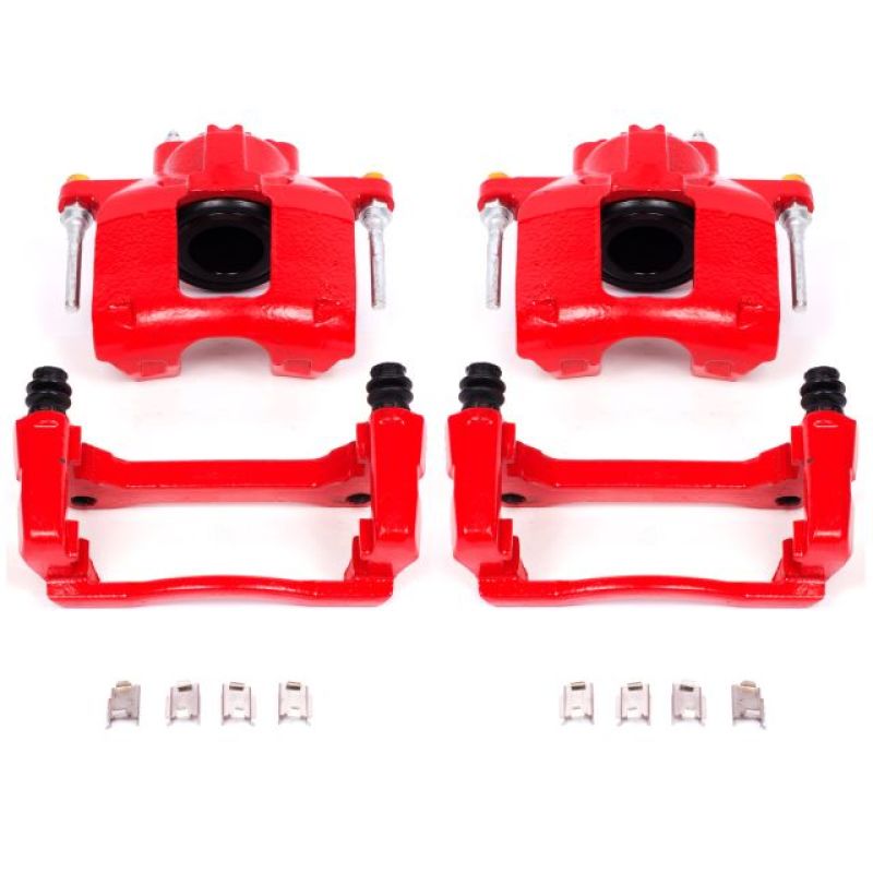 Load image into Gallery viewer, Powerstop S5044 PSB Red Calipers
