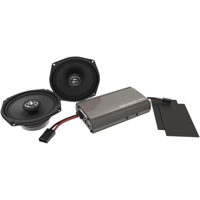 Hogtunes 225 SG KIT-AA 225 Watt Amp/Front Speaker Kit - 5 1/4in.