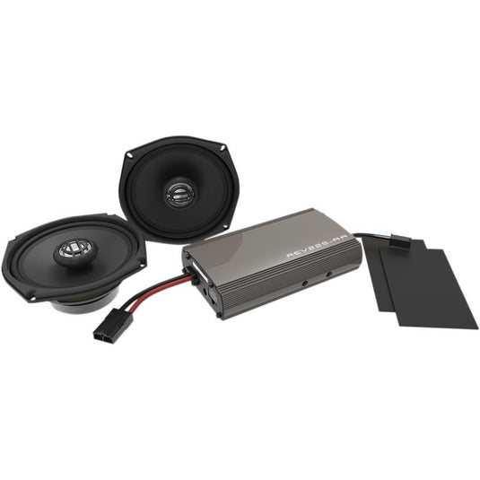 Hogtunes 225 SG KIT-AA 225 Watt Amp/Front Speaker Kit - 5 1/4in.