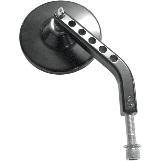 Joker Machine 03-018R View Tech VII Billet Mirror (Stock Mirror Position) - Black Anodized - Right