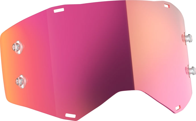 Scott Usa Works Lens for Prospect/Fury Goggles - Pink Chrome AFC