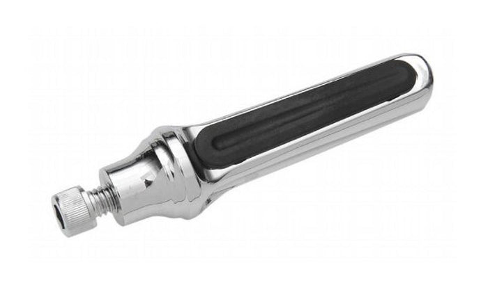 Performance Machine 0035-9004-CH Contour Shift Pegs - Rubber Insert - Chrome