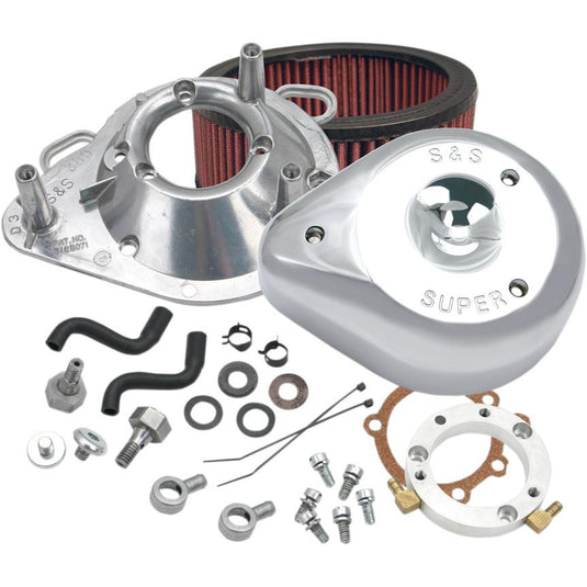 S&S Cycle 170-0303B Teardrop Air Cleaner Kit - Chrome