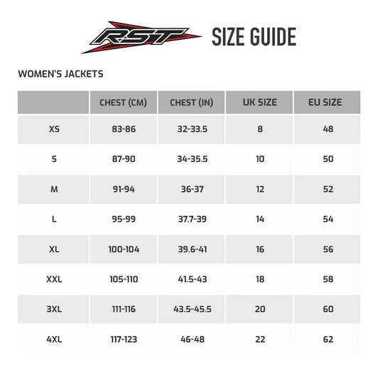 Rst Pro Series Paragon D30 Womens Jacket (Medium, Black)