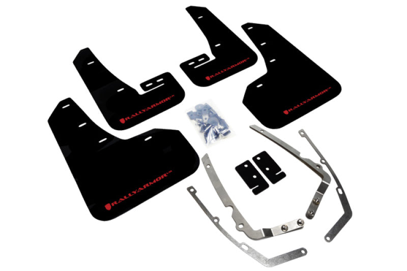 Load image into Gallery viewer, Rally Armor MF37-UR-BLK/RD RAL UR Blk Flap/Rd Logo
