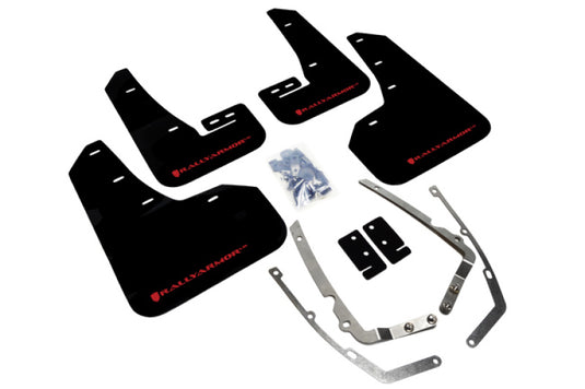 Rally Armor MF37-UR-BLK/RD RAL UR Blk Flap/Rd Logo