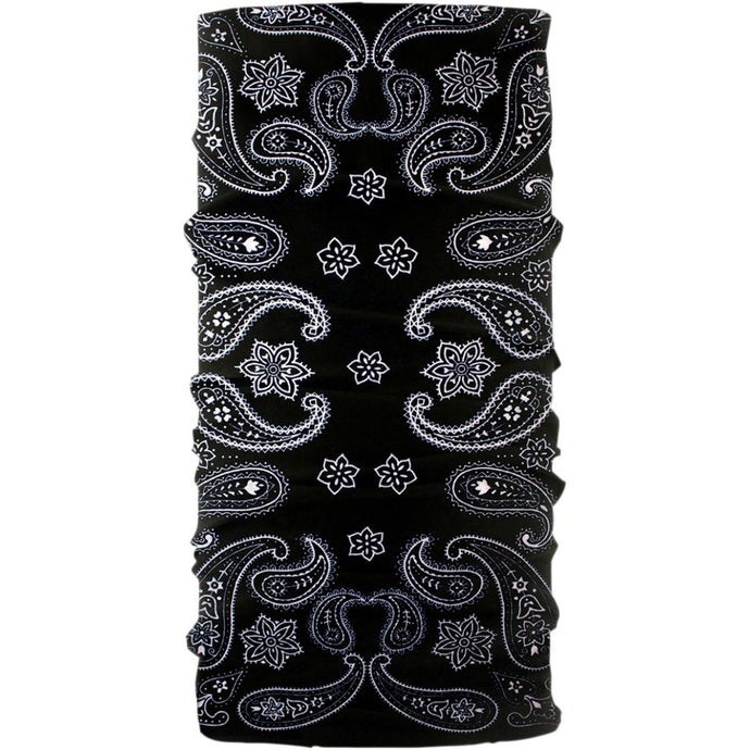 Black/White Paisley