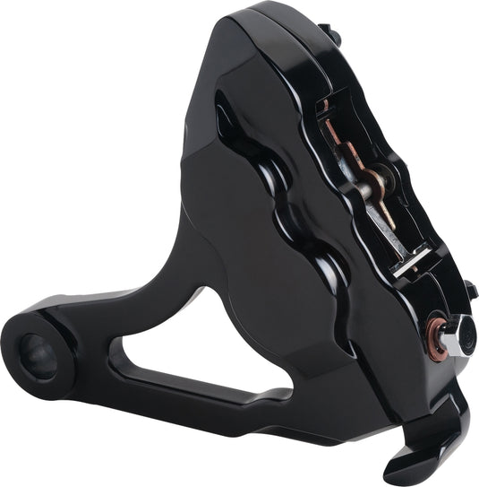Hawg Halters Inc RKSTAB508 4 Piston Radial Caliper Rear - Black