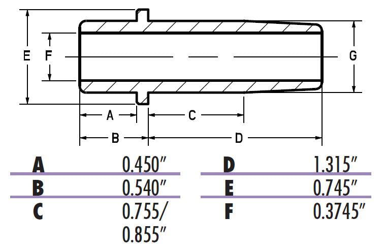 Load image into Gallery viewer, Kibblewhite Precision 20-2050C Cast Iron Intake Valve Guide - Standard (.6250in.)

