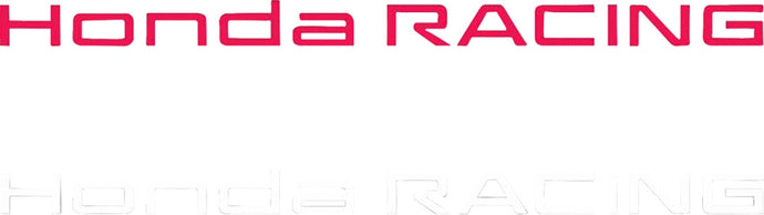 Factory Effex 28-94306 Die-Cut Logo Decal - 3ft. - Honda Racing Red