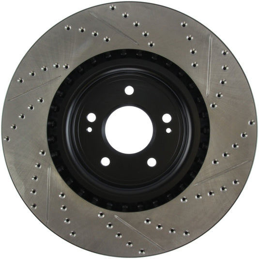 Stoptech 127.46076R ST Slot & Drill Brake Rotors