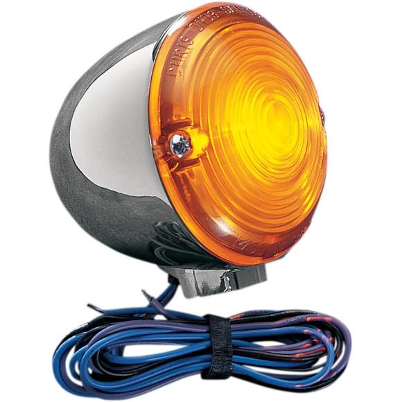 Chris Products 8431R Flat Lens Turn Signal - Red - Single-Filament