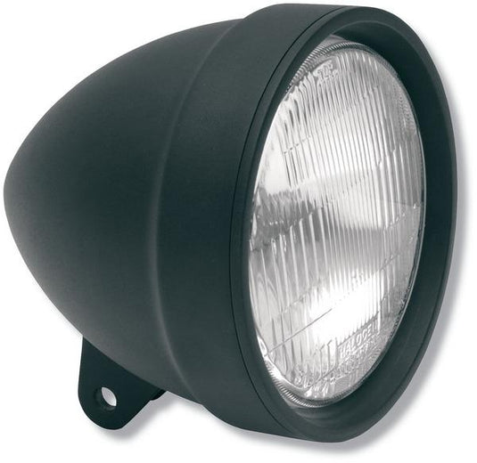 Drag Specialties 2001-0207 5 3/4in. Die-Cast Headlight Assembly - Matte Black Headlight