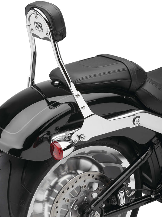 Cobra 602-2009 Round Detachable Backrest - Chrome