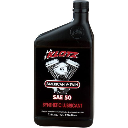 Klotz Lubricants KH-50 V-Twin Synthetic Motor Oil - 50W - 1qt.
