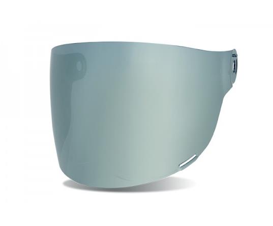 Bell Helmets Flat Shield for Bullitt Helmets - Silver Iridium/Black Tab