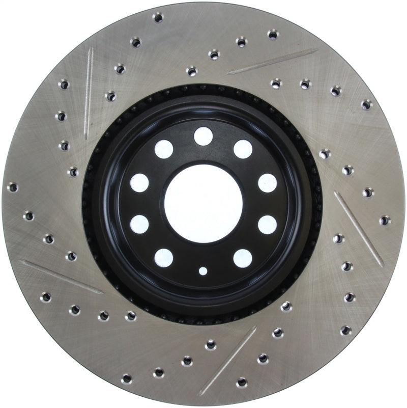 Load image into Gallery viewer, Stoptech 127.33098L ST Slot &amp; Drill Brake Rotors
