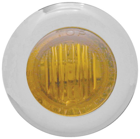 Pro-One Performance 402140 LED Mini Marker Light - Amber LED - Amber Lens