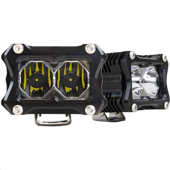 Heretic Studio 50205 6-Series Flood Light - Black -2in.